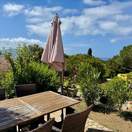 Le Palmier 10 Personnes Piscine, Vue Mer, Villa Olmeto (Corsica)
