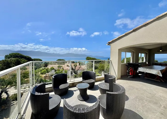 Le Palmier 10 Personnes Piscine, Vue Mer, Olmeto (Corsica)